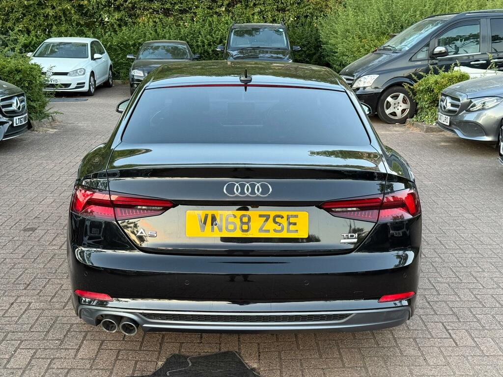Audi A5 2.0 Tdi 40 S Line S Tronic Euro 6 Ss VN68ZSE Black #6
