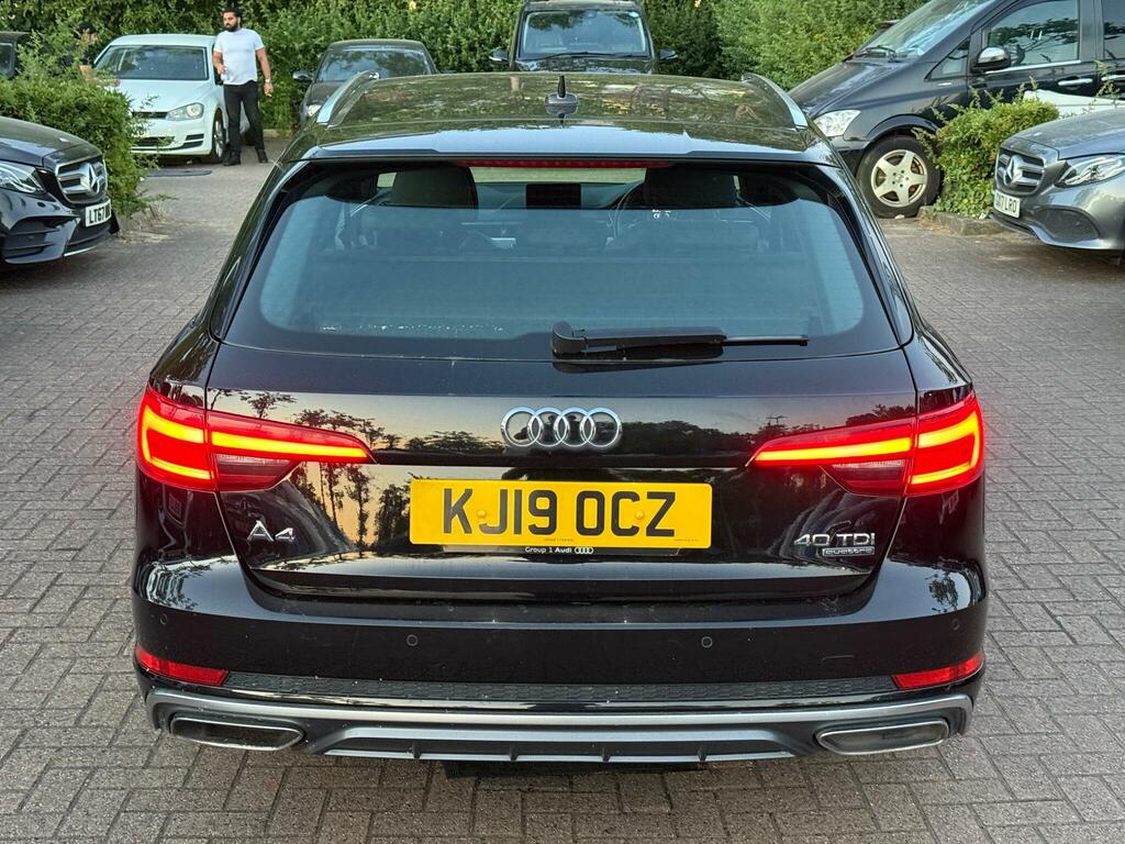 Audi A4 Avant 2.0 Tdi 40 S Line S Tronic Quattro Euro 6 Ss KJ19OCZ Black #5