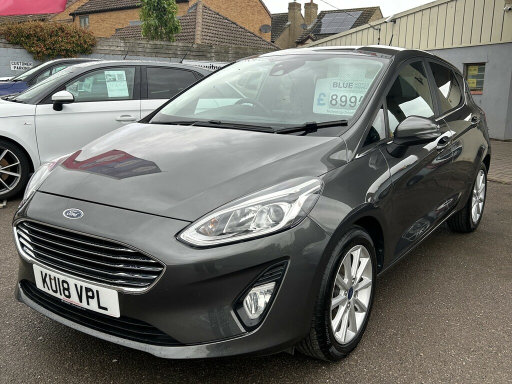Ford Fiesta Hatchback 1.0 T Ecoboost Titanium 2018 KU18VPL Grey #2