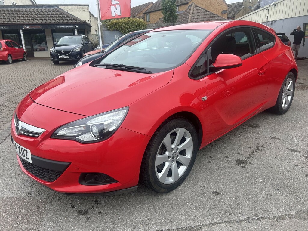 Vauxhall Astra GTC Coupe 1.4 T Sport 2014 Red #2