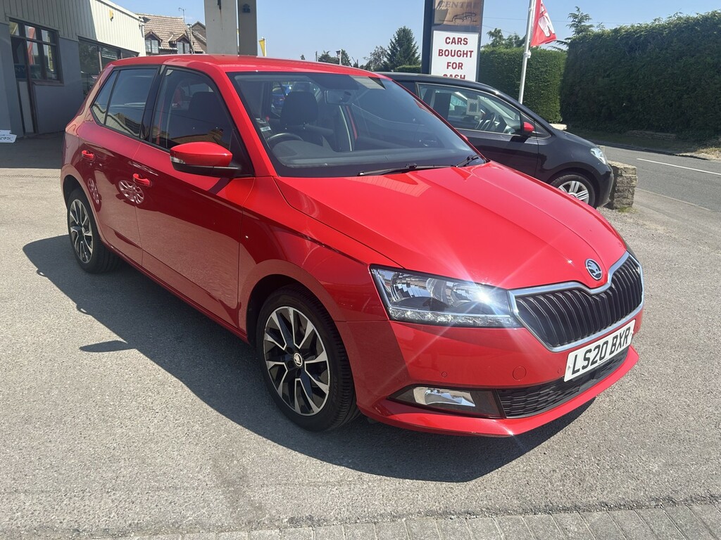 Skoda Fabia Hatchback 1.0 Se Drive 2020 Red