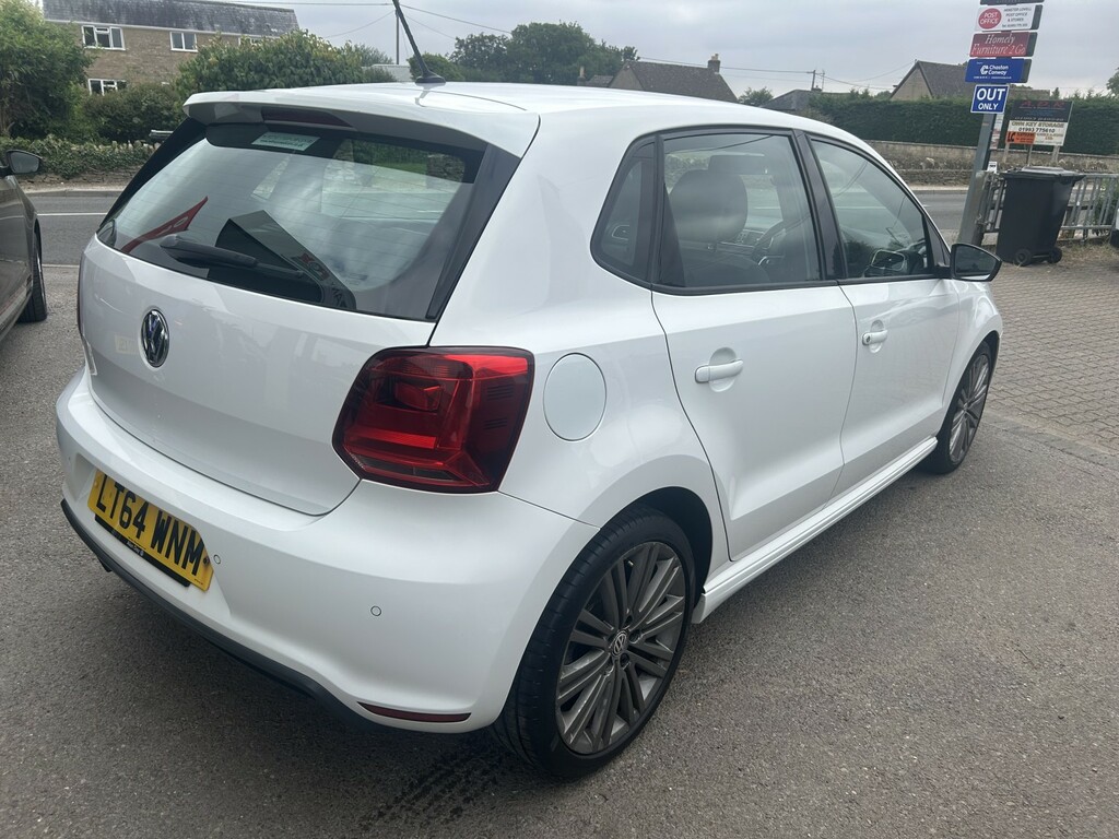 Volkswagen Polo Hatchback 1.4 Tsi Bluemotion Tech Act Bluegt 2014 LT64WNM White #4