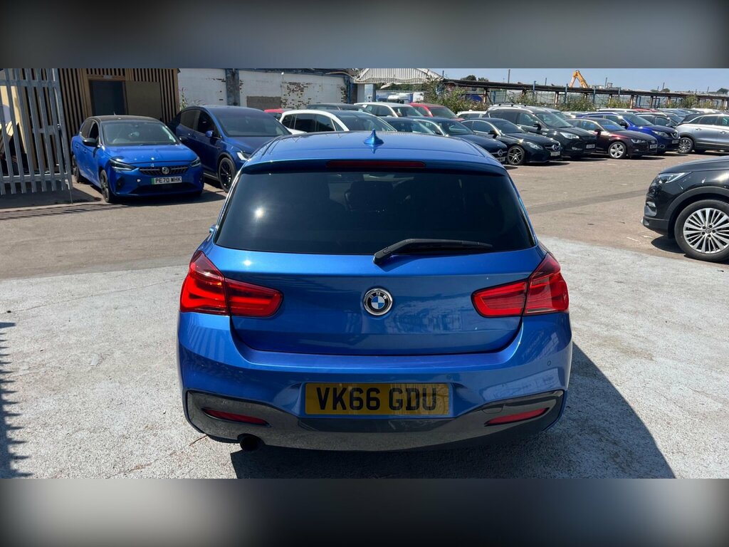 BMW 1 Series 1.5 116D M Sport Euro 6 Ss VK66GDU Blue #4