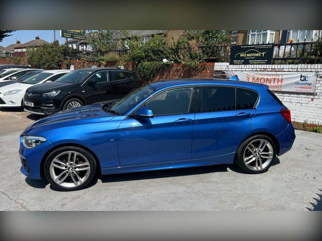 BMW 1 Series 1.5 116D M Sport Euro 6 Ss VK66GDU Blue #3