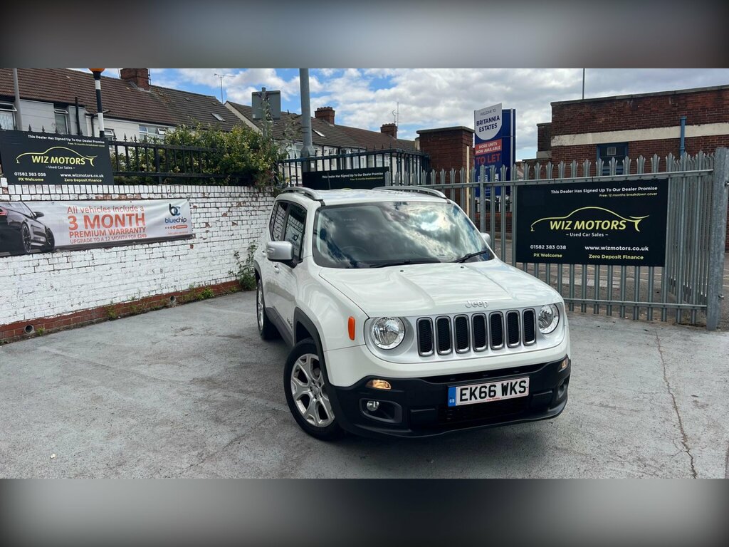 Jeep Renegade 1.4T Multiairii Limited Euro 6 Ss White