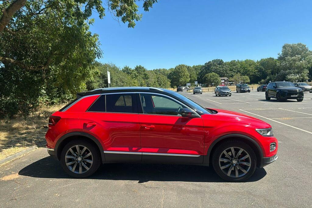 Volkswagen T-Roc 2.0 Tsi Sel Suv Dsg 4Motion Red #5