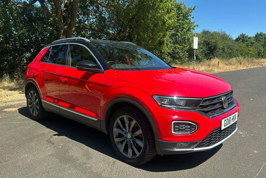 Volkswagen T-Roc 2.0 Tsi Sel Suv Dsg 4Motion Red