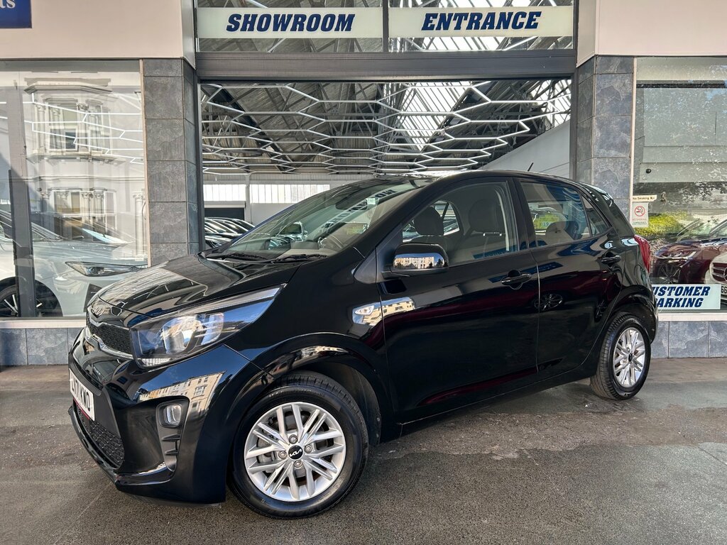Kia Picanto 1.0 Dpi 2 Hatchback Amt Euro 6 Ss 66 Bh LV71KWO Black #2