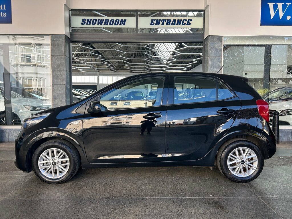 Kia Picanto 1.0 Dpi 2 Hatchback Amt Euro 6 Ss 66 Bh LV71KWO Black #3
