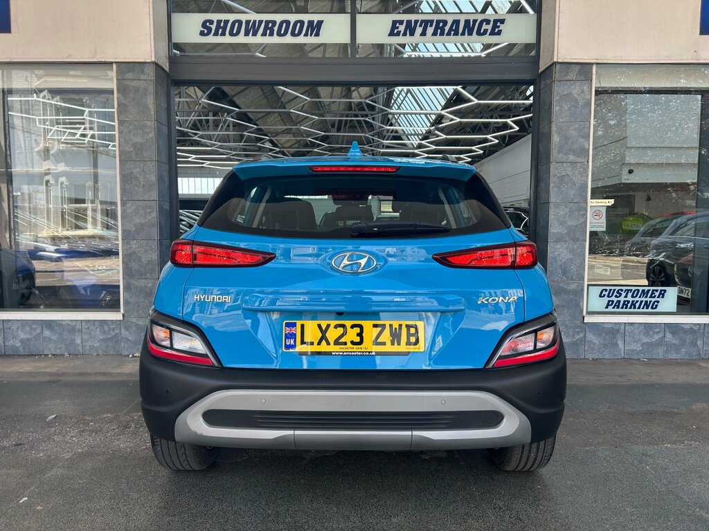 Hyundai Kona 1.0 T-gdi Mhev Se Connect Suv Hybrid LX23ZWB Blue #5