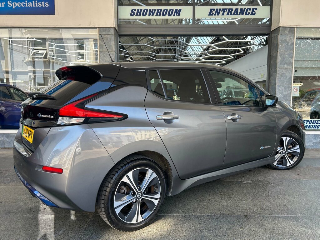 Nissan Leaf 62Kwh E Tekna Hatchback 217 Ps Grey #6