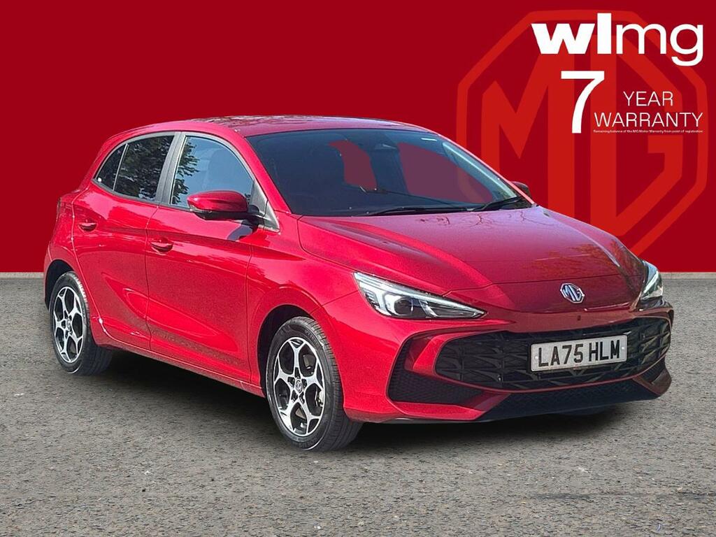 MG MG3 1.5 Hybrid Trophy Hatchback Hybrid Aut Red