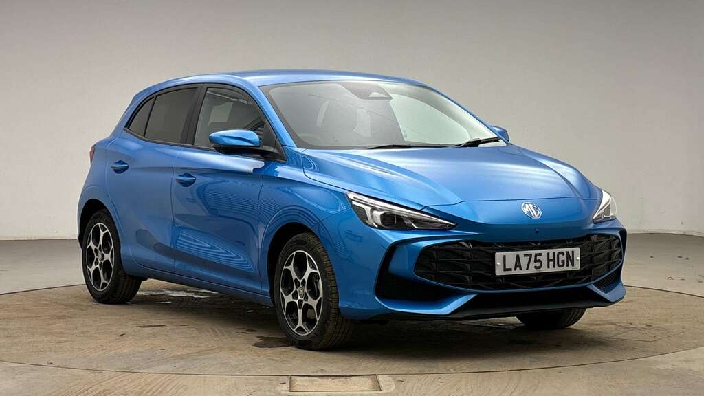 MG MG3 1.5 Hybrid Trophy Hatchback Hybrid Aut Blue