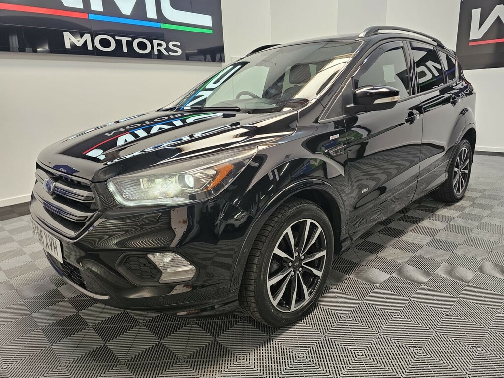 Ford Kuga 2.0 Tdci Ecoblue St-line ST66XVH Black #4
