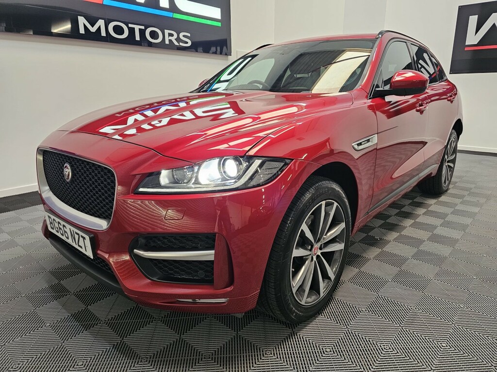 Jaguar F-Pace 2.0 D180 R-sport BG66NZT Red #4