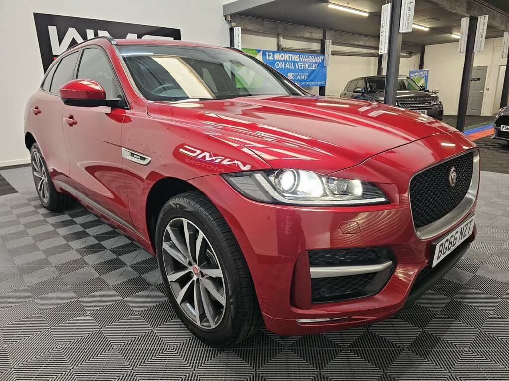 Jaguar F-Pace 2.0 D180 R-sport BG66NZT Red #2