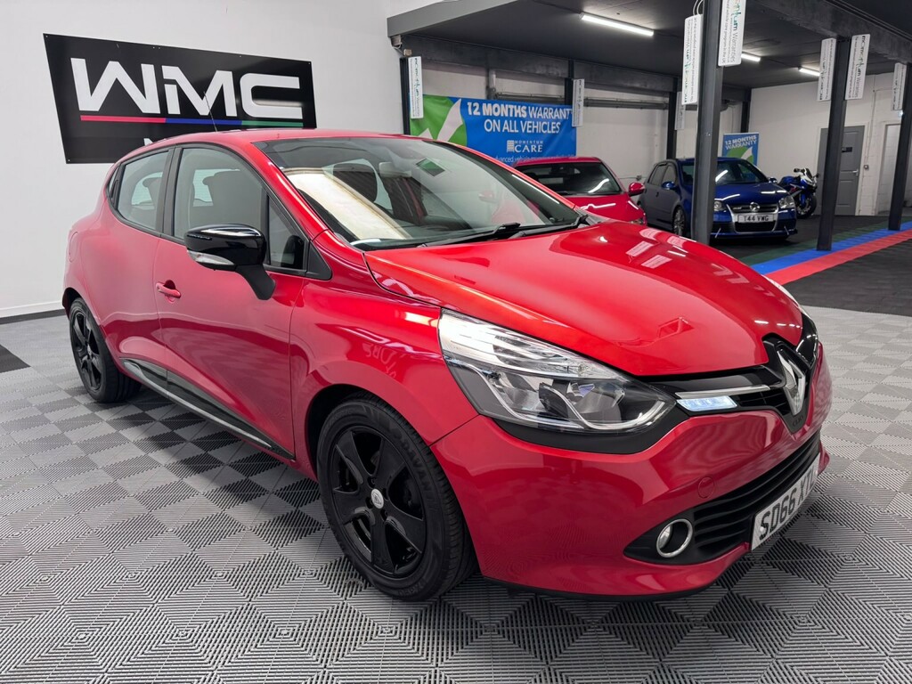 Renault Clio 1.2 Dynamique Nav 1.2 16V 75 SD66XTL Red #2