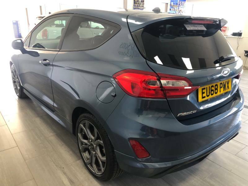 Ford Fiesta 1.0 Ecoboost 125 St-line EU68PWX Blue #6