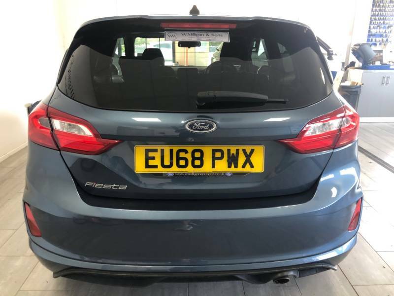 Ford Fiesta 1.0 Ecoboost 125 St-line EU68PWX Blue #5