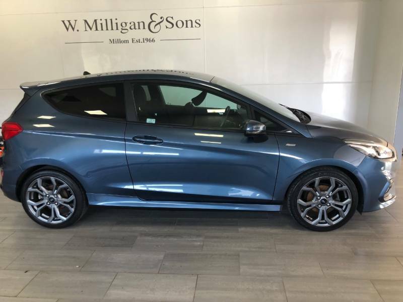 Ford Fiesta 1.0 Ecoboost 125 St-line EU68PWX Blue #3
