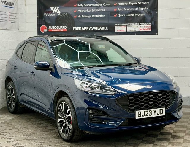 Ford Kuga 2.5 Ecoboost Duratec 14.4Kwh St-line X Suv Pet BJ23YJD Blue #3