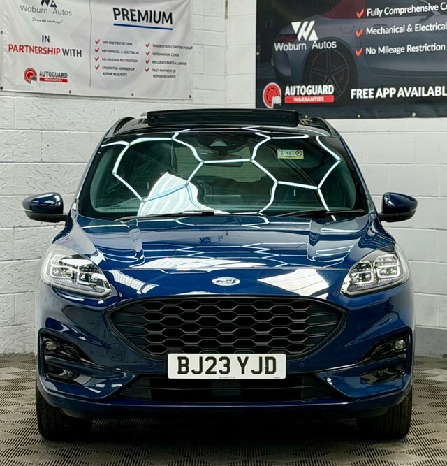 Ford Kuga 2.5 Ecoboost Duratec 14.4Kwh St-line X Suv Pet BJ23YJD Blue #4