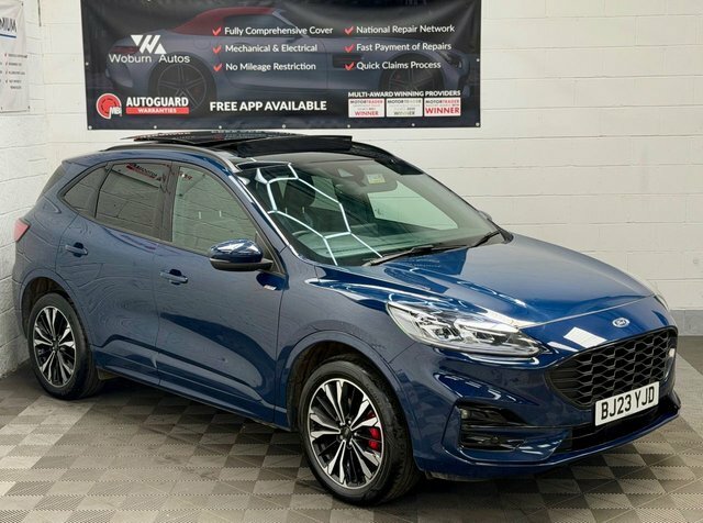 Ford Kuga 2.5 Ecoboost Duratec 14.4Kwh St-line X Suv Pet BJ23YJD Blue #6