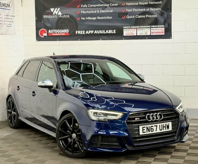 Audi S3 2.0 Tfsi Black Edition Sportback S Tron Blue