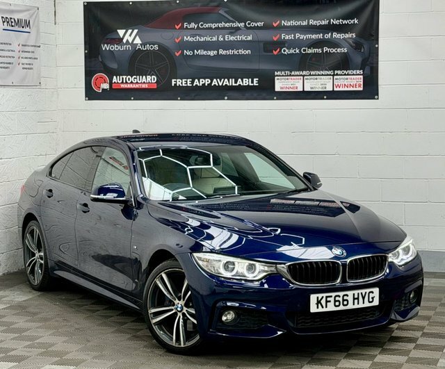 BMW 4 Series Gran Coupe 2.0 420I M Sport Hatchback Xdrive Blue