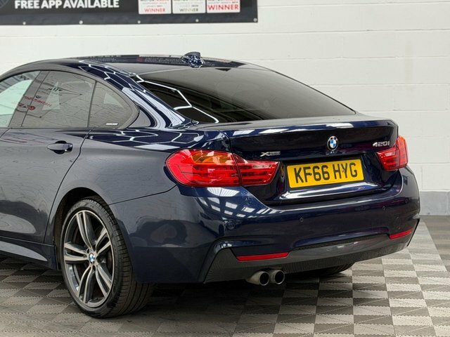 BMW 4 Series Gran Coupe 2.0 420I M Sport Hatchback Xdrive Blue #3