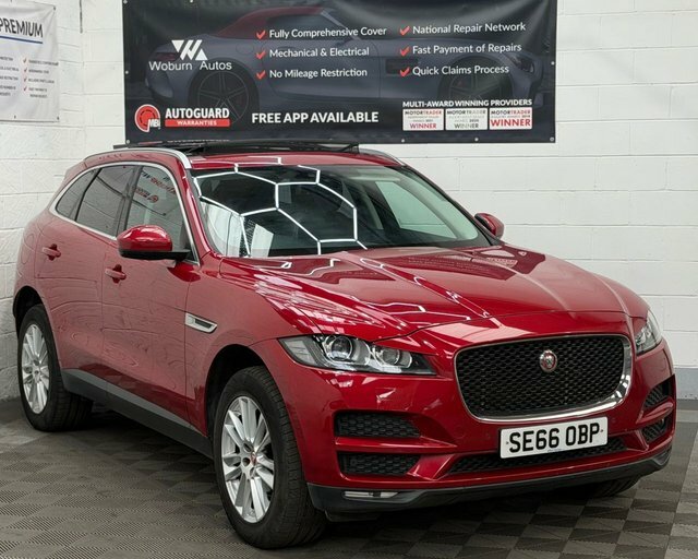Jaguar F-Pace 2.0 D180 Portfolio Suv Awd Euro 6 Red #4