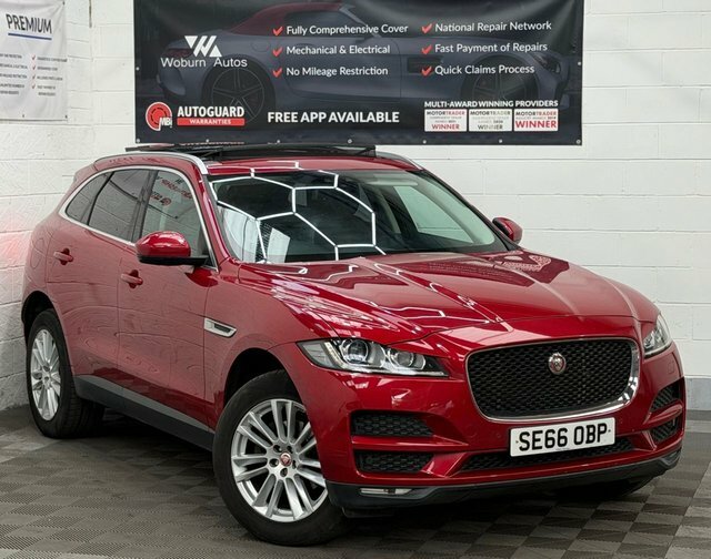 Jaguar F-Pace 2.0 D180 Portfolio Suv Awd Euro 6 Red