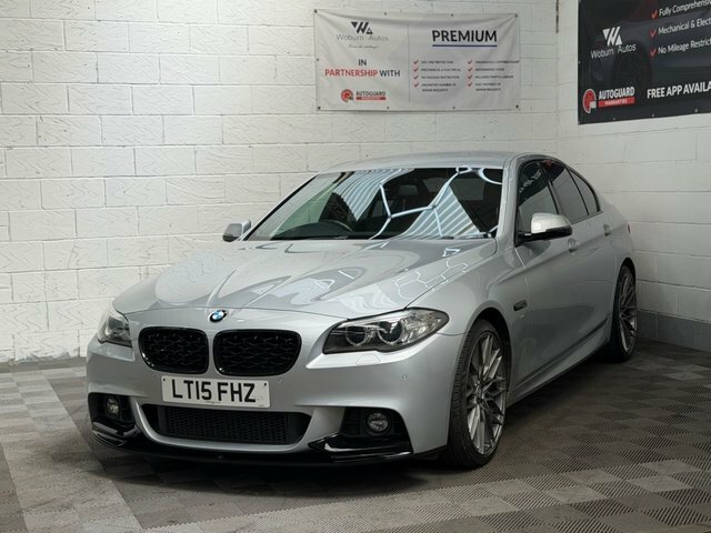 BMW 5 Series 2.0 520D M Sport Saloon Euro 6 S Silver #6