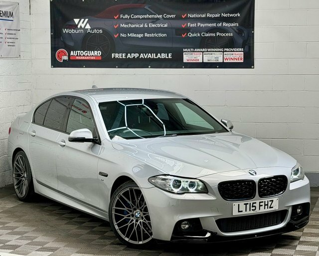 BMW 5 Series 2.0 520D M Sport Saloon Euro 6 S Silver