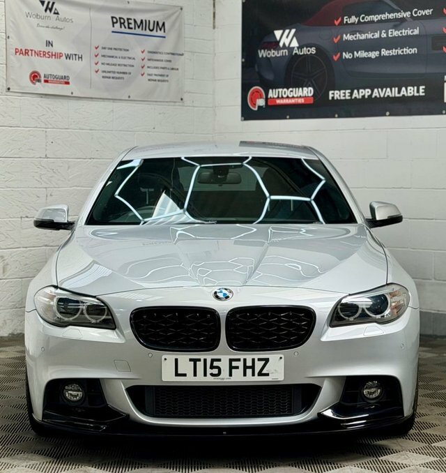 BMW 5 Series 2.0 520D M Sport Saloon Euro 6 S Silver #5