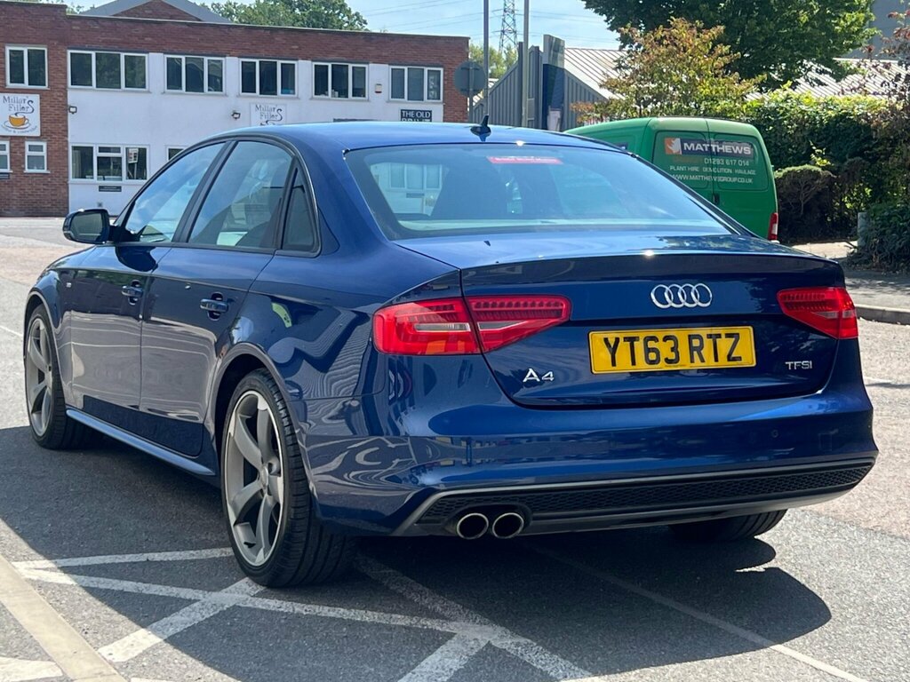 Audi A4 1.8 Tfsi Black Edition Euro 6 Ss Blue #5