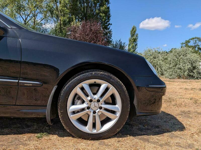 Mercedes-Benz CLK Coupe Blue #25