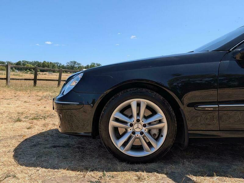 Mercedes-Benz CLK Coupe Blue #26