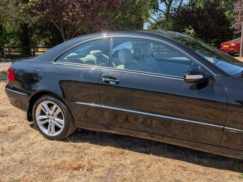 Mercedes-Benz CLK Coupe Blue #9