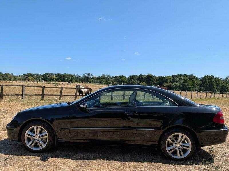 Mercedes-Benz CLK Coupe Blue #7
