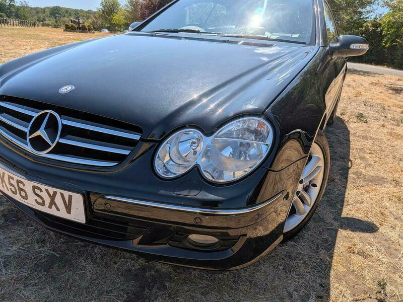Mercedes-Benz CLK Coupe Blue #29
