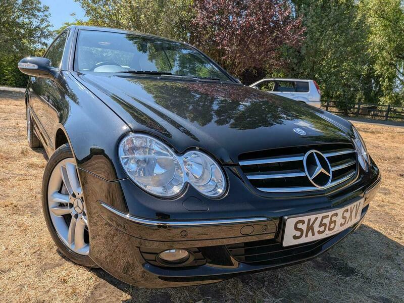 Mercedes-Benz CLK Coupe Blue #28