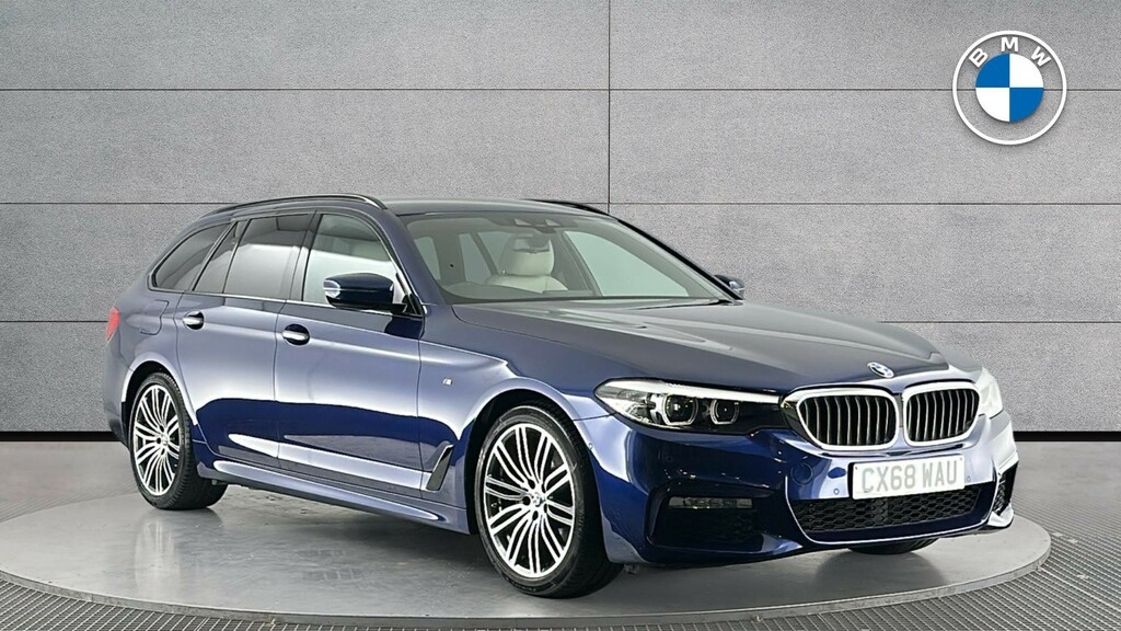 BMW 5 Series 520I M Sport Touring Blue
