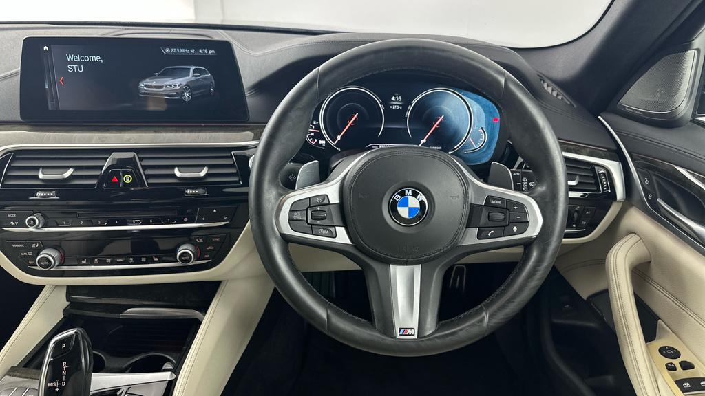 BMW 5 Series 520I M Sport Touring Blue #5