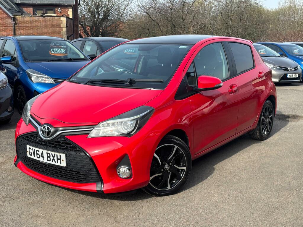 Toyota Yaris 1.33 Dual Vvt-i Sport Euro 5 Euro 5 GV64BXH Red #3