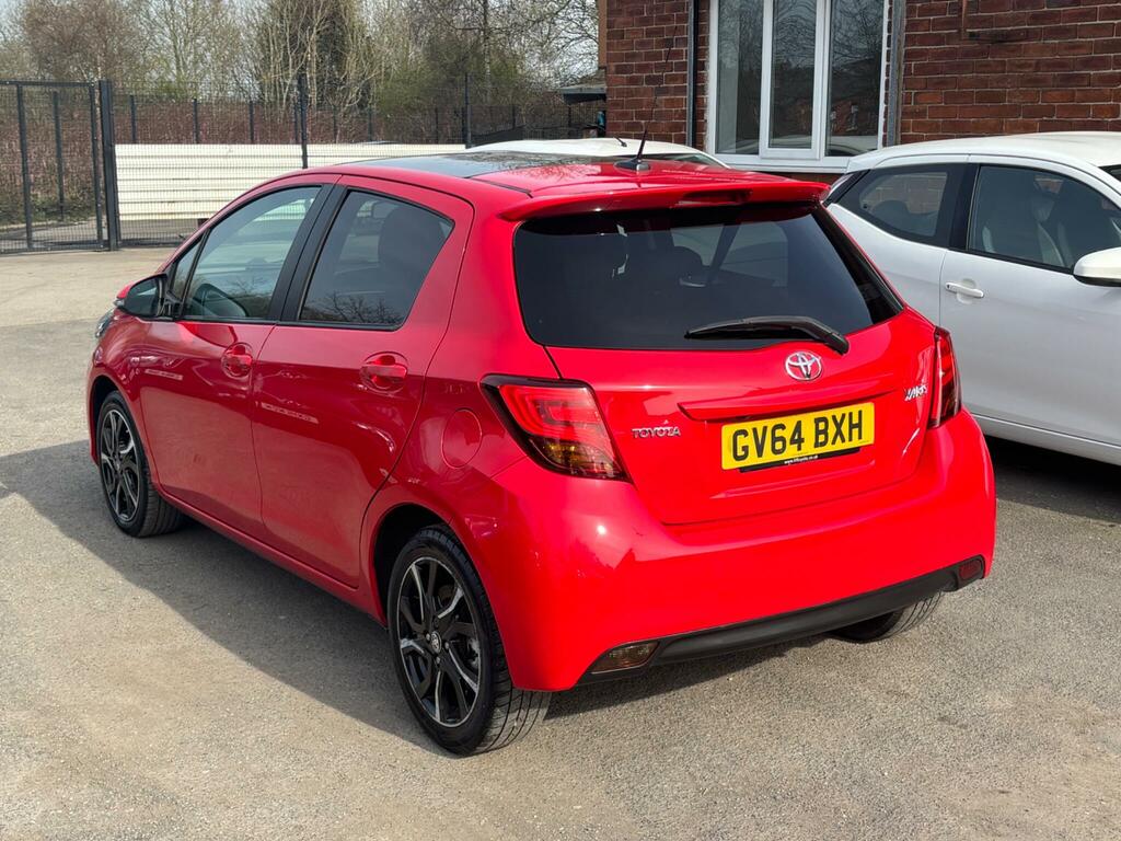 Toyota Yaris 1.33 Dual Vvt-i Sport Euro 5 Euro 5 GV64BXH Red #6