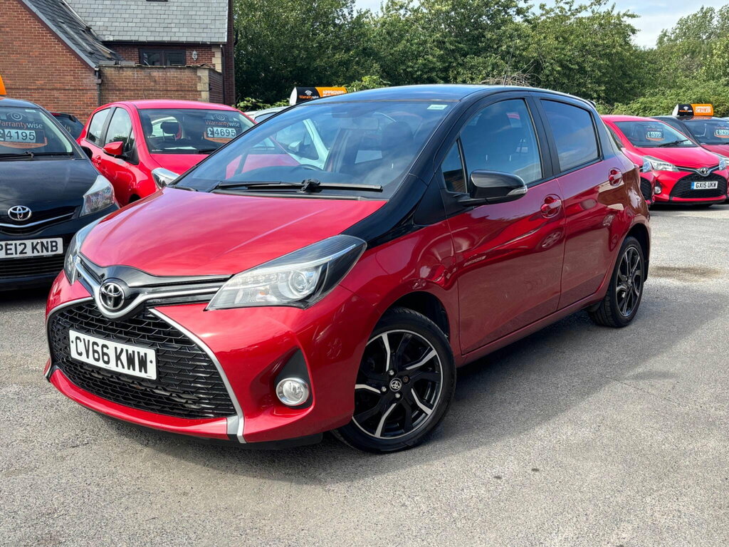Toyota Yaris 1.33 Dual Vvt-i Design Euro 6 Red #3