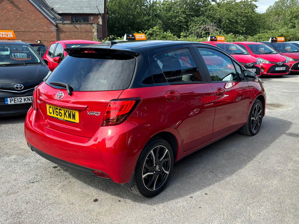 Toyota Yaris 1.33 Dual Vvt-i Design Euro 6 Red #6