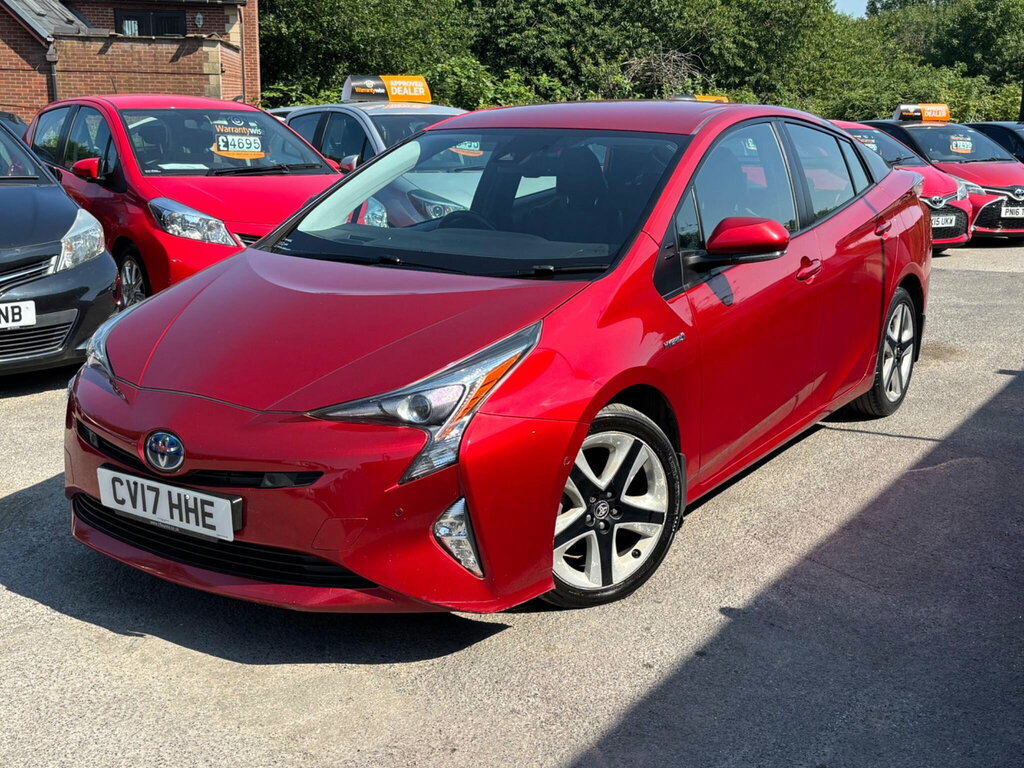 Toyota Prius 1.8 Vvt-h Excel Cvt Euro 6 Ss 15In Alloy White #24