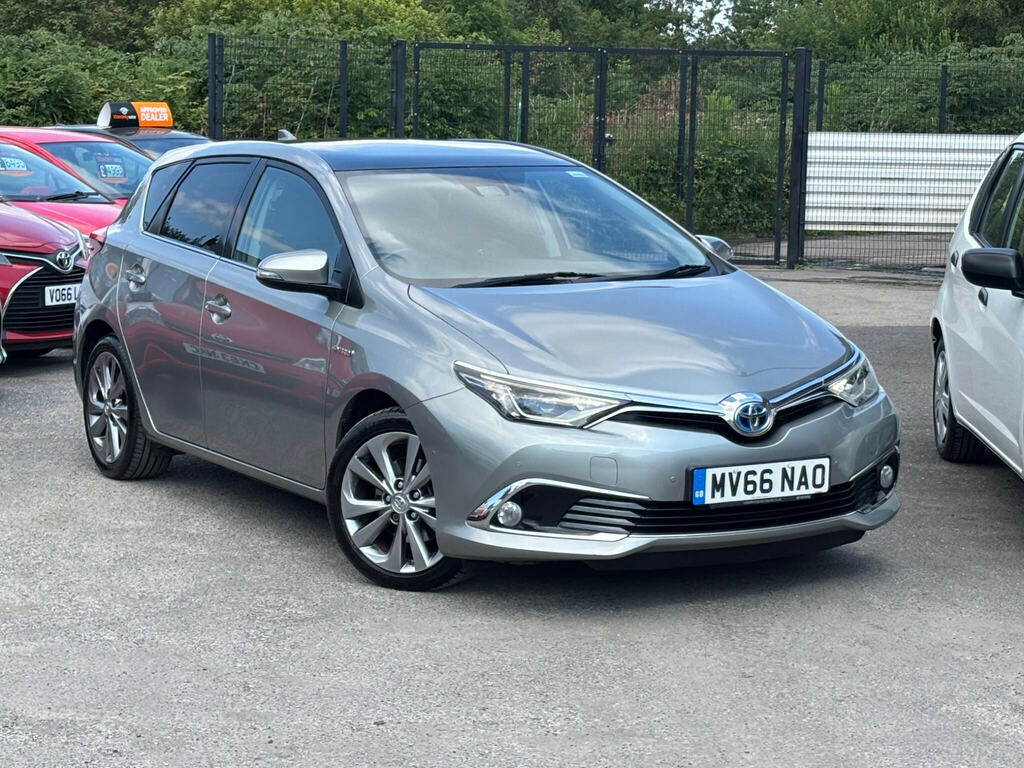 Toyota Auris 1.8 Vvt-h Excel Cvt Euro 6 Ss Safety Sense Grey